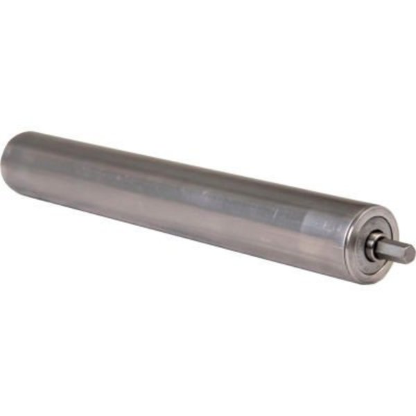 Omni Metalcraft 1-3/8" Dia. x 16 Ga. Stainless Steel Roller for 12" O.A.W. Omni Conveyors 42007-12-O